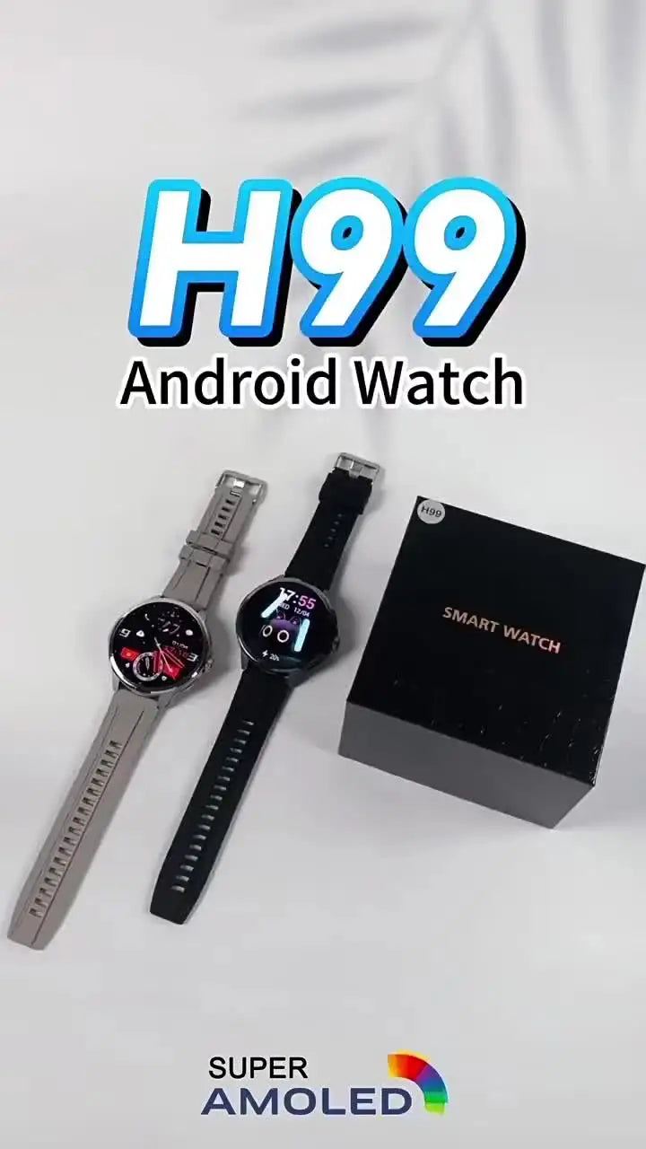 1.95" AMOLED 4G SMARTWATCH Phone Rotating Camera 8+128GB,Androi