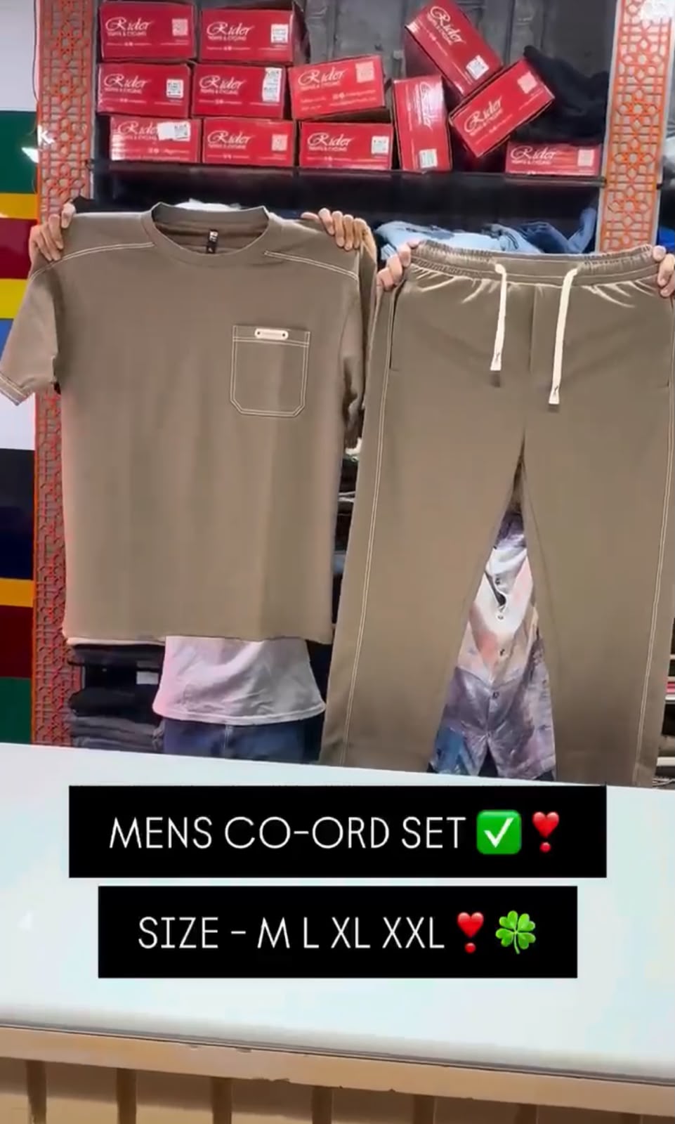 Pack of 4 Summer Corde Set For Men