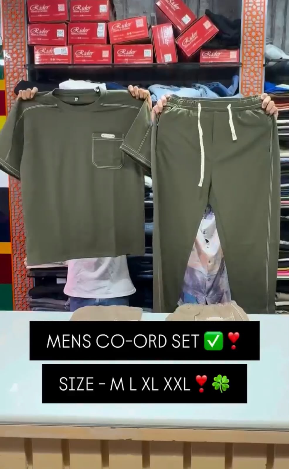 Pack of 4 Summer Corde Set For Men