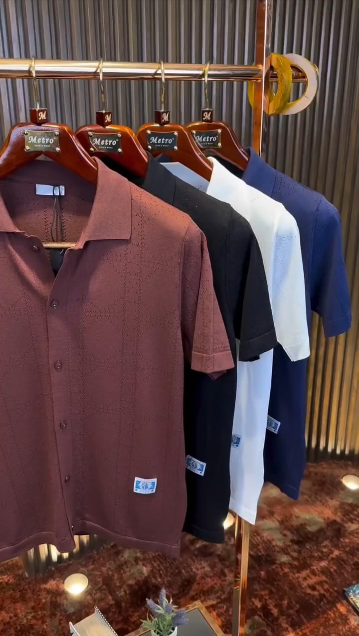 Pack Of 8 Inner & Button Shirt