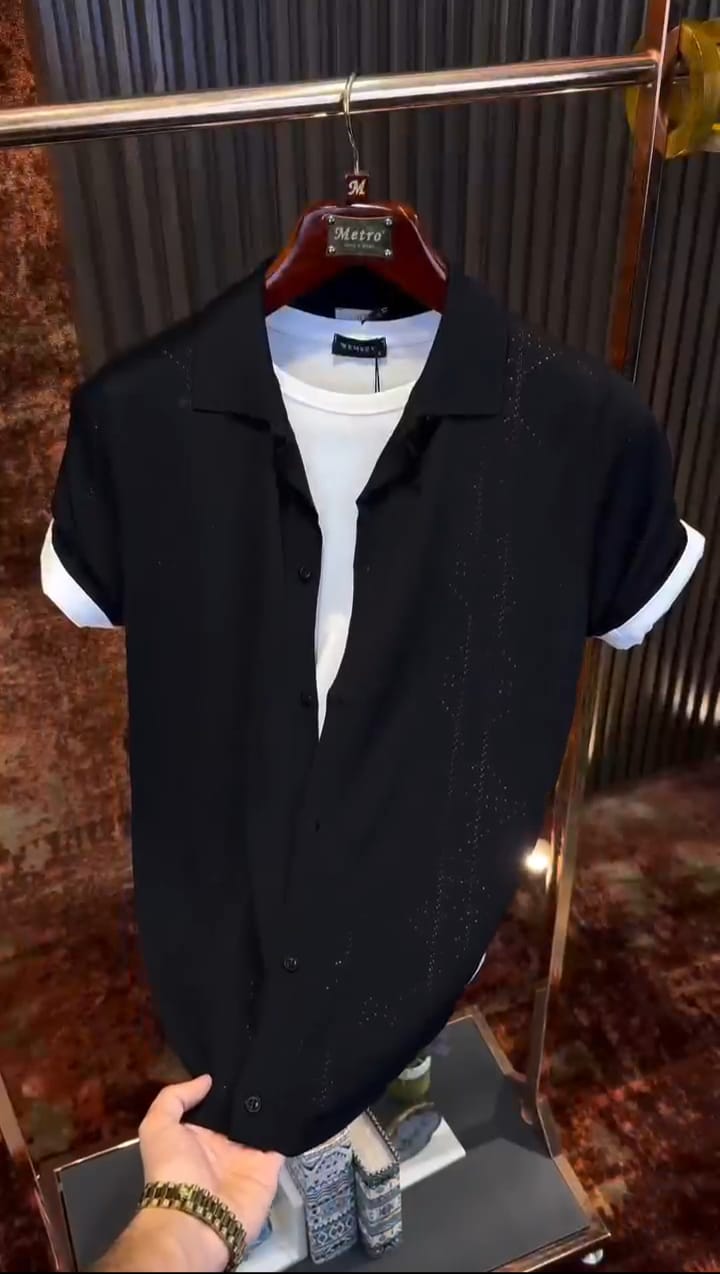 Pack Of 8 Inner & Button Shirt