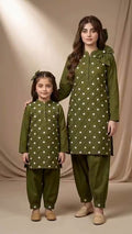 Azadi Sale 3 Pcs Mother & Daughter Dress (Article no Az-009)