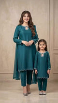 Azadi Sale 3 Pcs Mother & Daughter Dress (Article no Az-012)