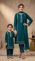 Azadi Sale 3 Pcs Mother & Daughter Dress (Article no Az-015)