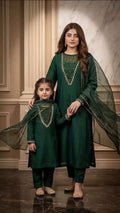 Azadi Sale 3 Pcs Mother & Daughter Dress (Article no Az-014)