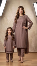 Summer Sale 3 Pcs Mother & Daughter Dress (Article no MD-10)