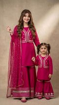Summer Sale 3 Pcs Mother & Daughter Dress (Article no MD-12)