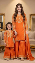 Summer Sale 3 Pcs Mother & Daughter Dress (Article no MD-14)