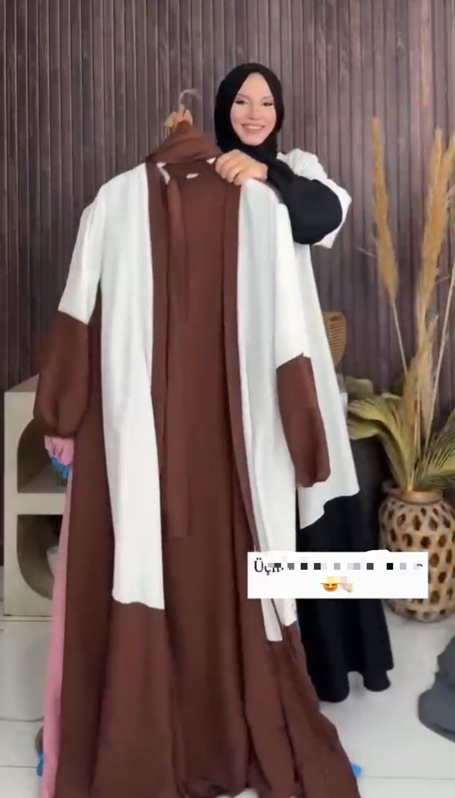 Pack of 4 Turkish Abaya With Scarf