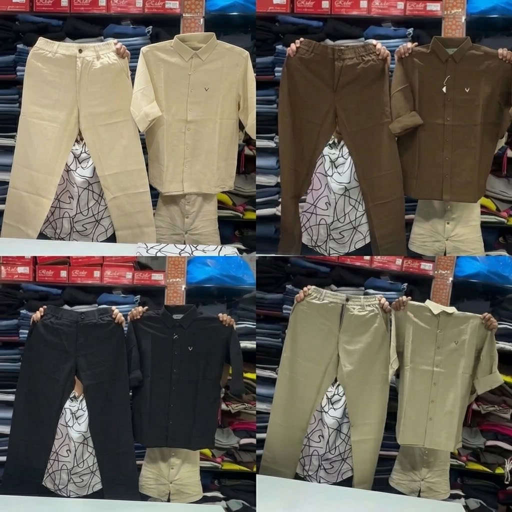 Bundle of 4 Men Corde Set Dress 2Pcs