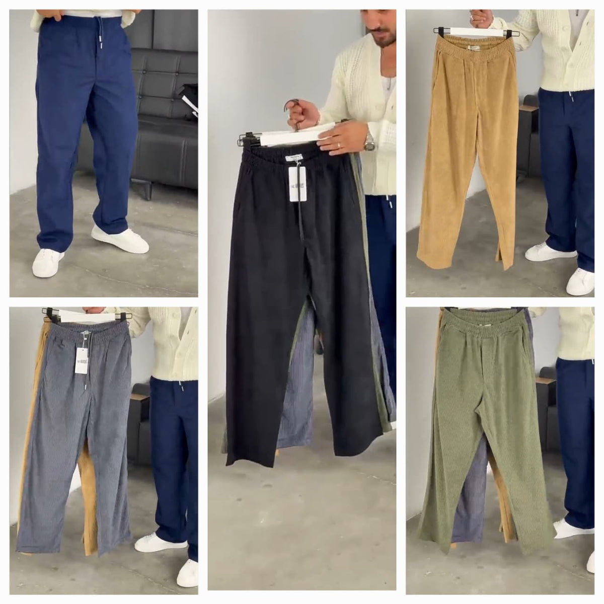 Pack Of 5 Baggy Trouser