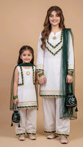 Azadi Sale 3 Pcs Mother & Daughter Dress (Article no Az-001)