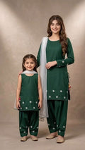 Azadi Sale 3 Pcs Mother & Daughter Dress (Article no Az-004)