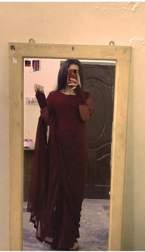 Noor-e-Chiffon Saree Stitched
