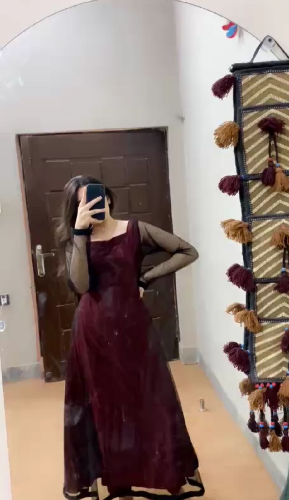 "Midnight Allure – 2-Piece Sheer Elegance Set" Stitched